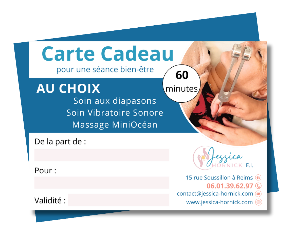 Séance aux diapasons Massage mini Océan Séance Vibratoire sonore Bien-être Relaxation profonde Anti-stress